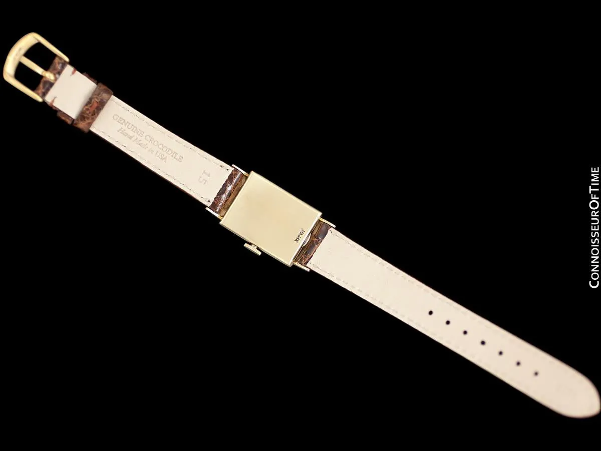 1943 Jaeger-LeCoultre Vintage Mens Art Deco Dress Watch - 14K Gold