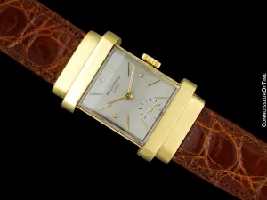 1946 Patek Philippe Vintage Mens Ref. 1450 "Top Hat" Watch - 18K Gold with Papers