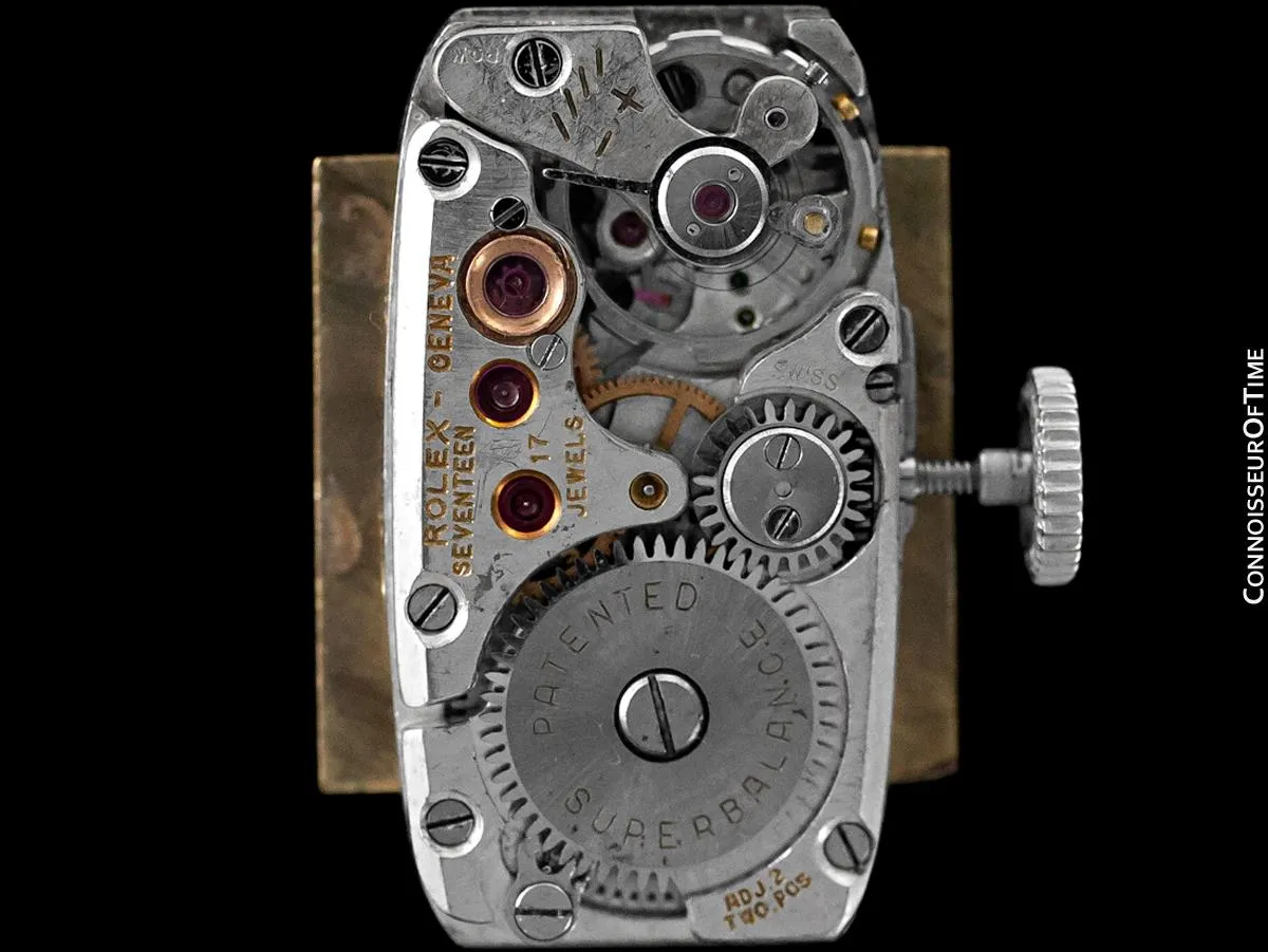 1946 Rolex Vintage Ladies Dress Watch - Two-Tone Stainless Steel & 14K Gold