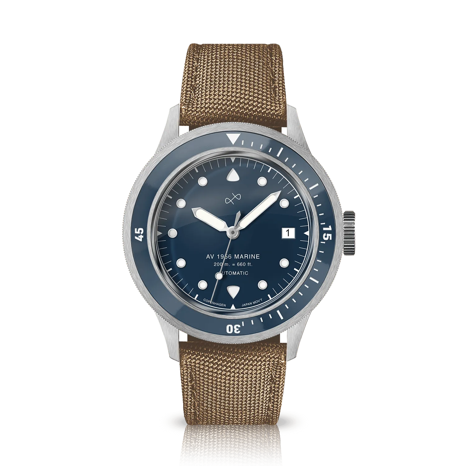 1956 Marine Automatic, Steel / Blue