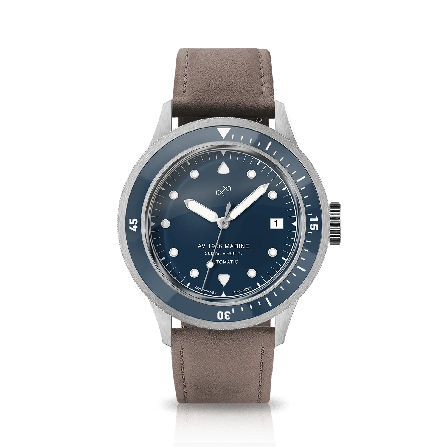 1956 Marine Automatic, Steel / Blue
