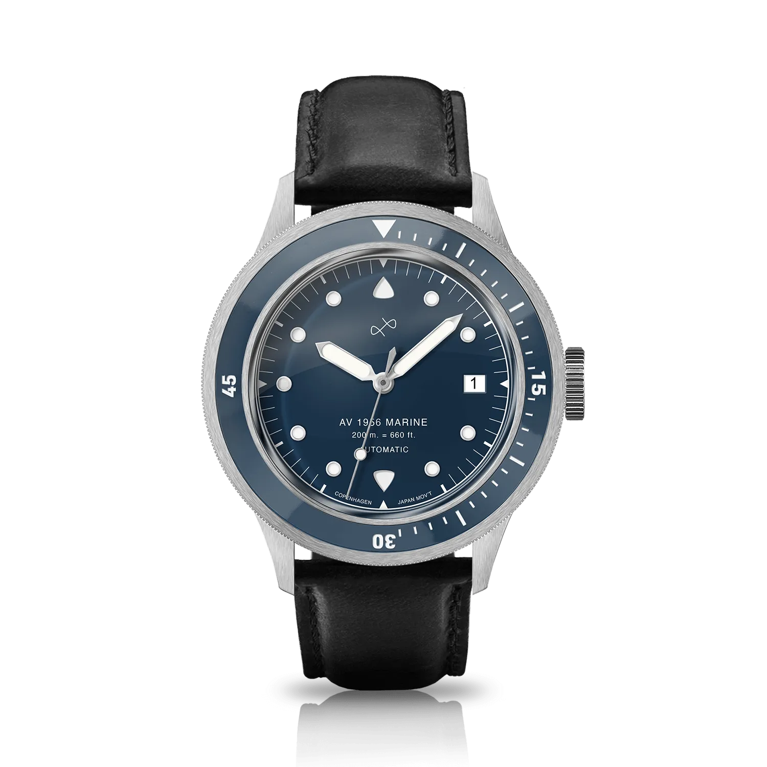 1956 Marine Automatic, Steel / Blue