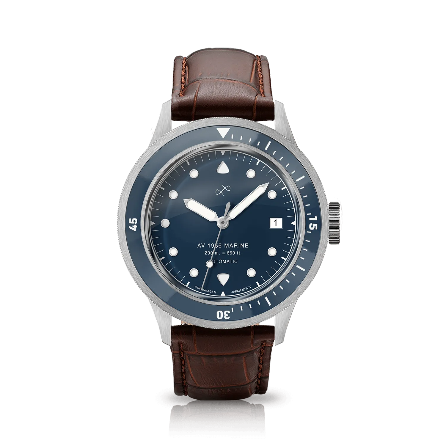 1956 Marine Automatic, Steel / Blue