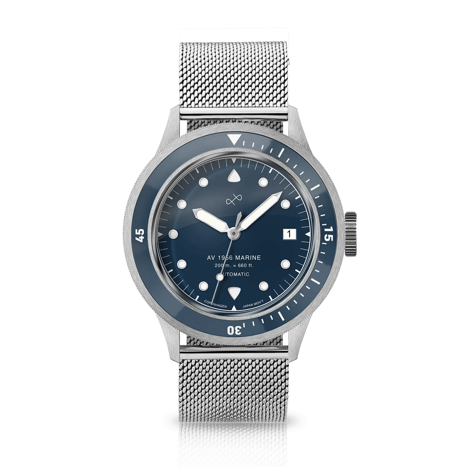 1956 Marine Automatic, Steel / Blue
