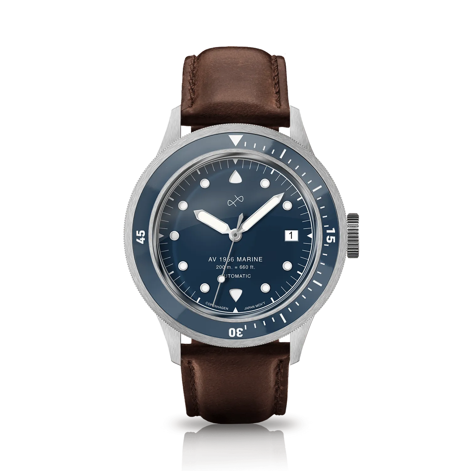 1956 Marine Automatic, Steel / Blue