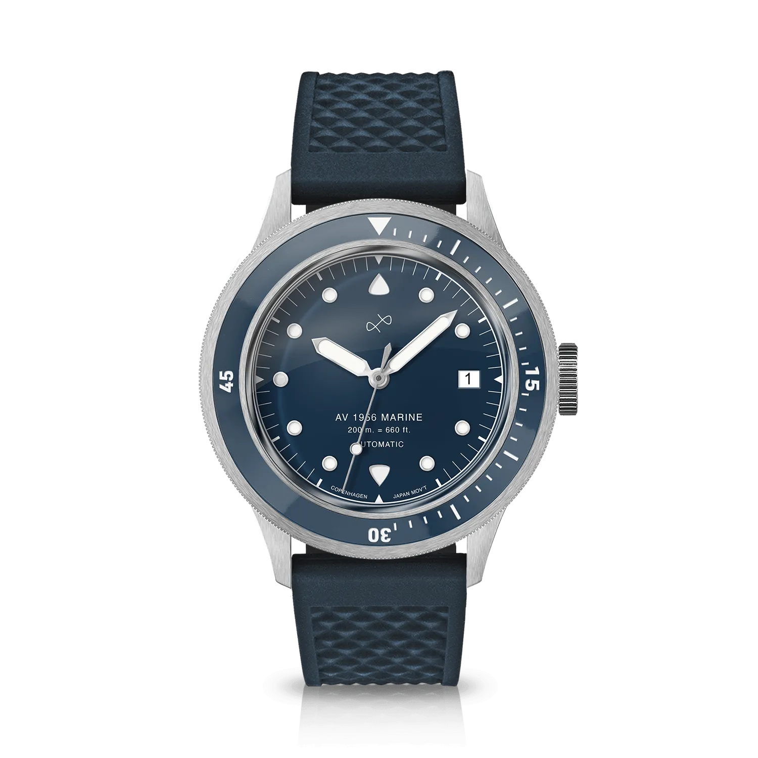 1956 Marine Automatic, Steel / Blue