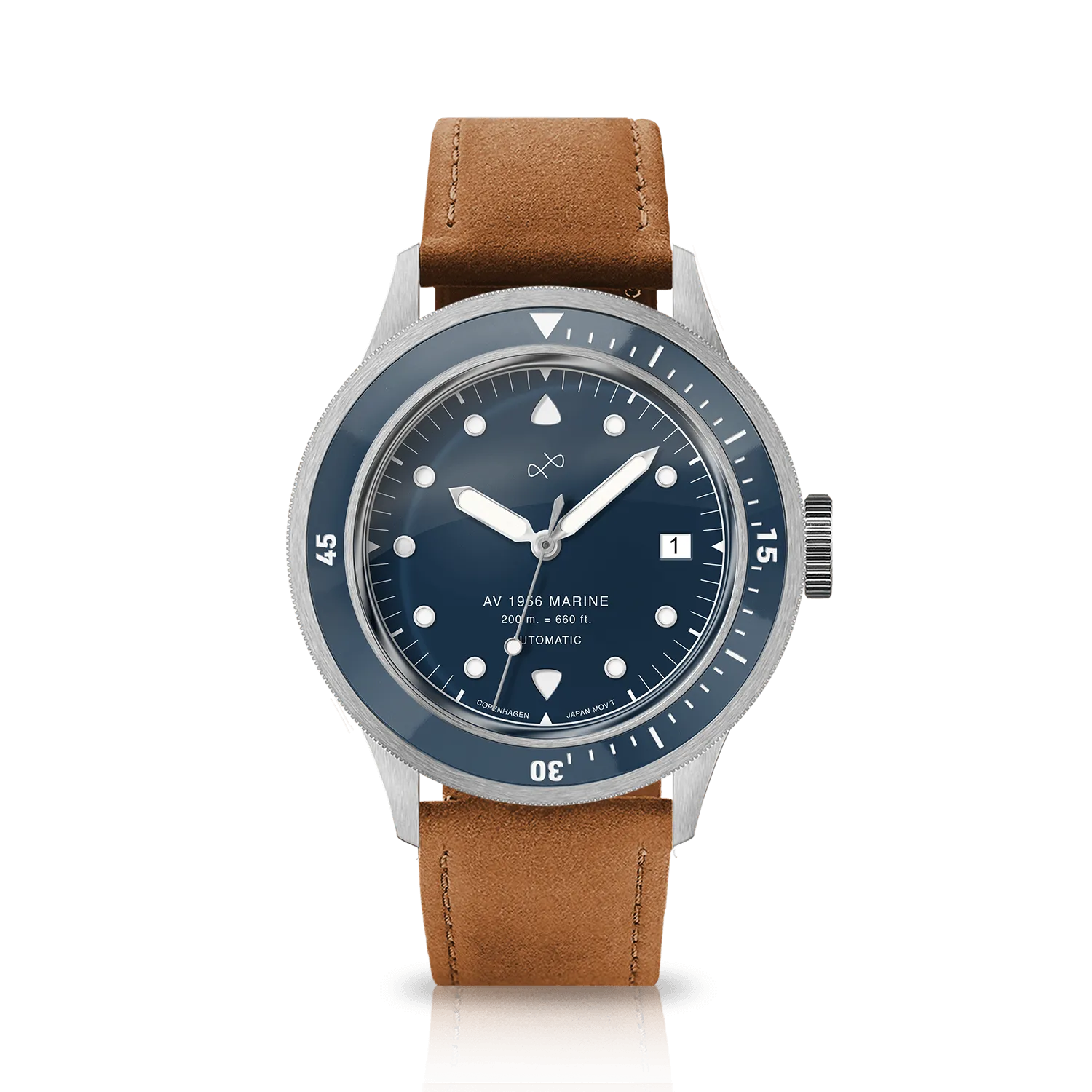 1956 Marine Automatic, Steel / Blue