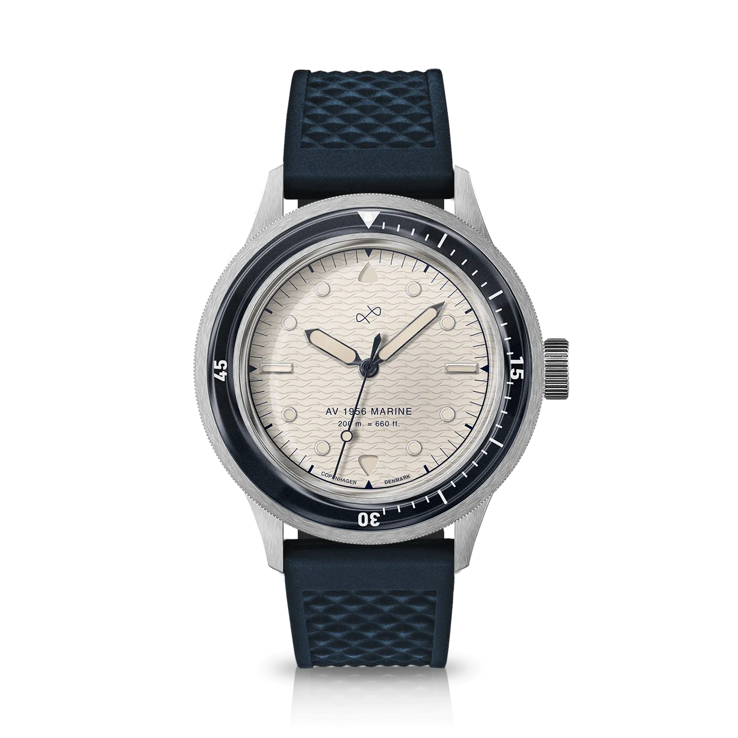 1956 Marine, Steel / Navy & Off White