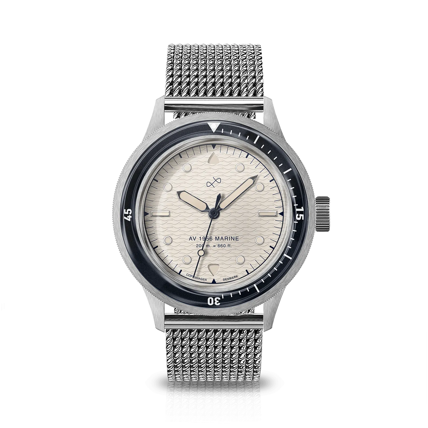 1956 Marine, Steel / Navy & Off White