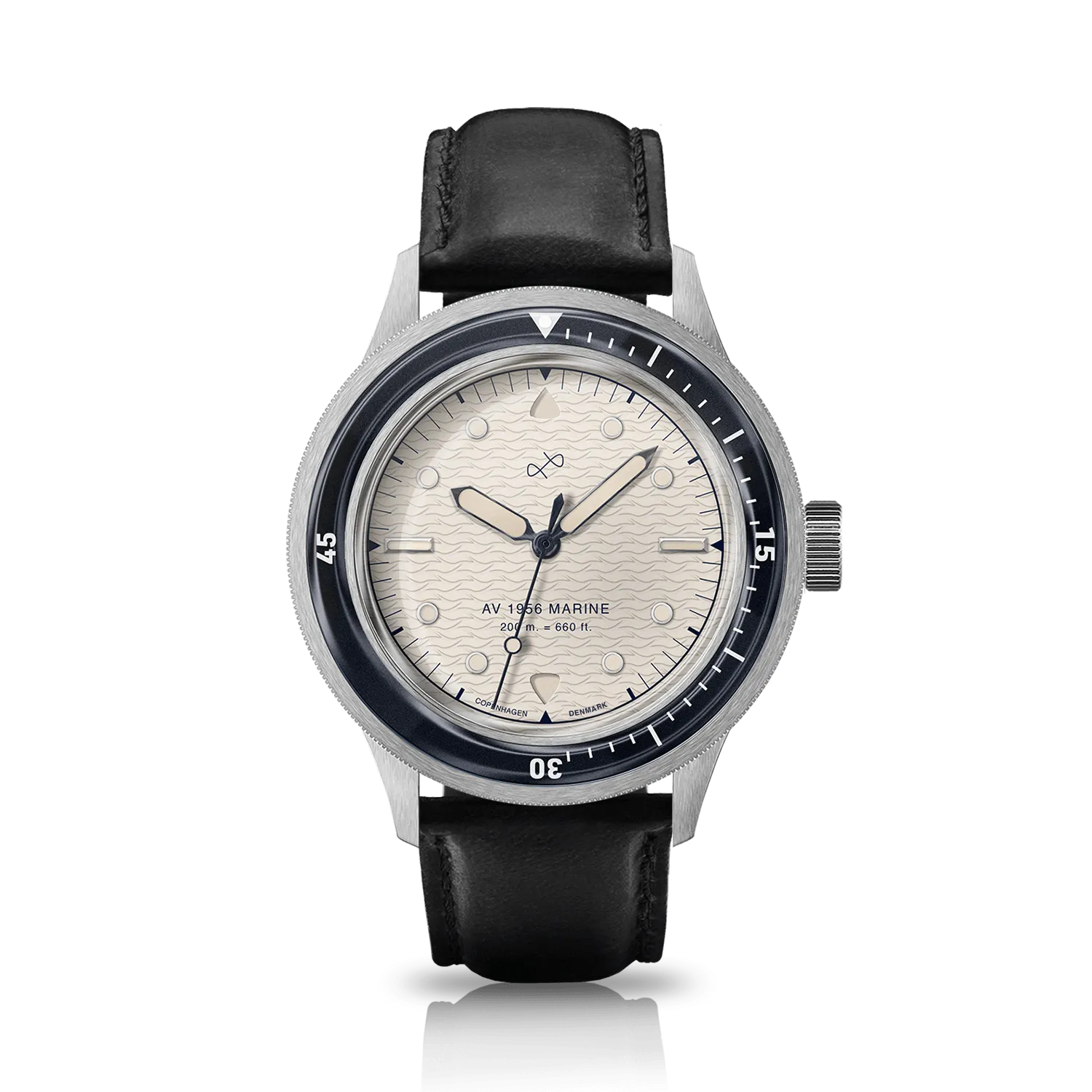 1956 Marine, Steel / Navy & Off White
