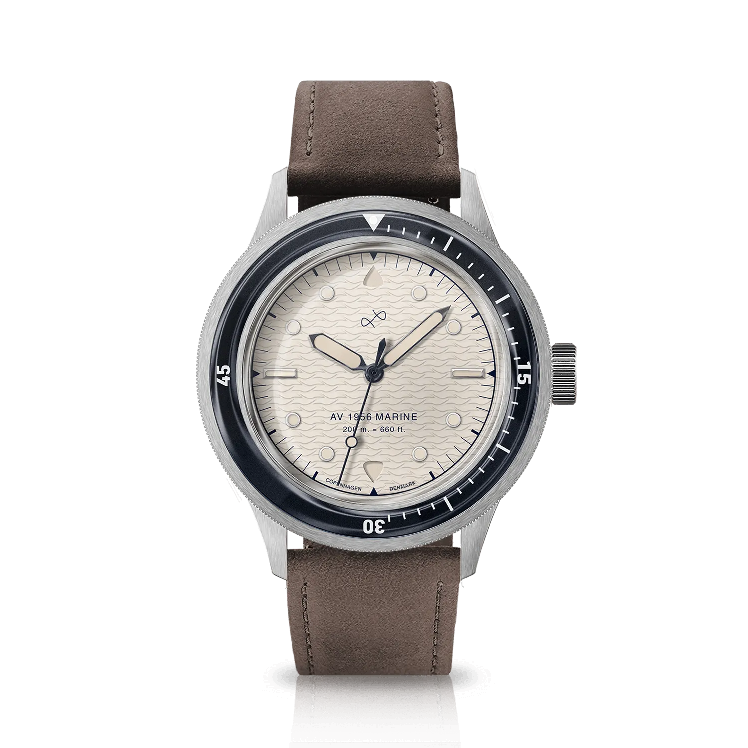 1956 Marine, Steel / Navy & Off White