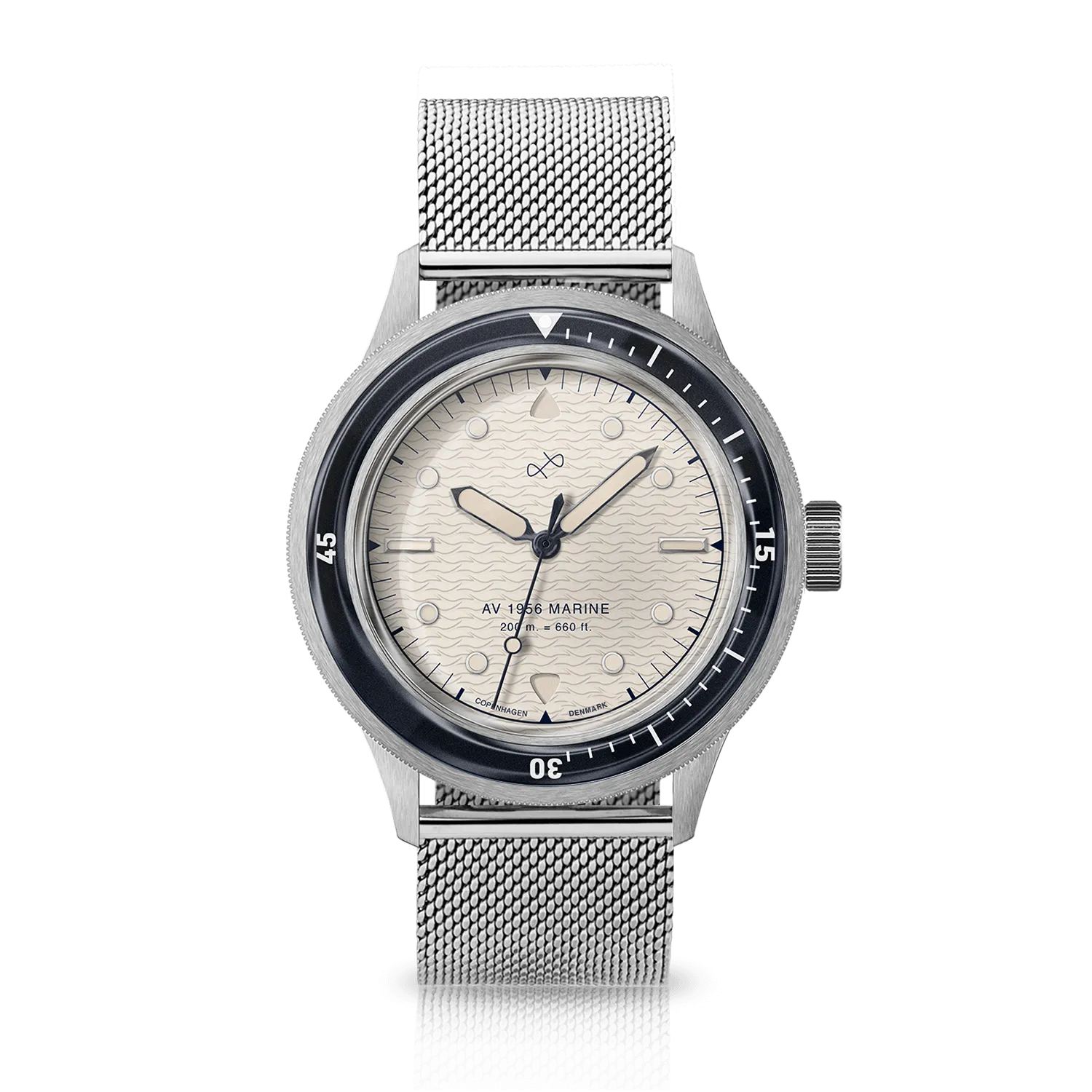 1956 Marine, Steel / Navy & Off White