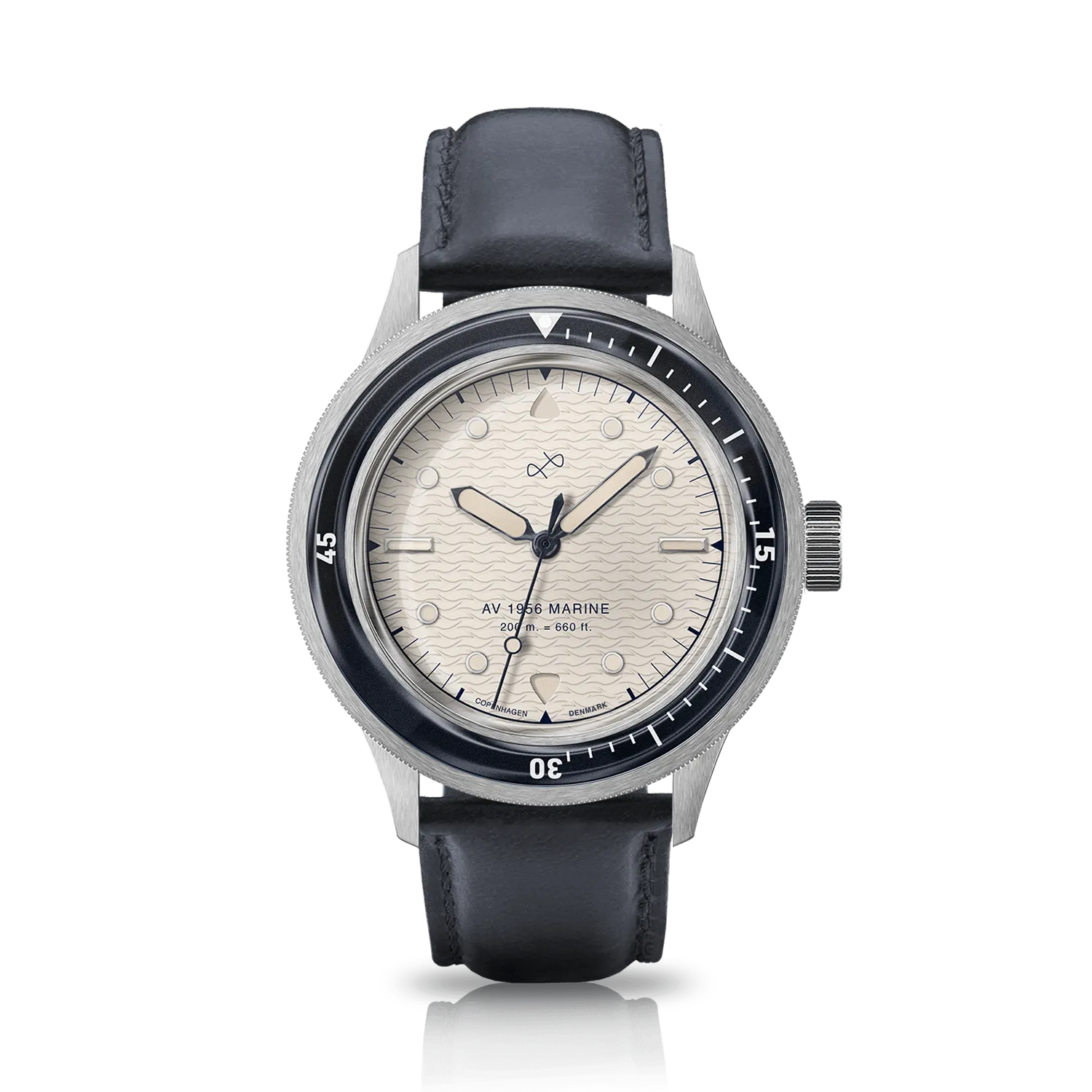 1956 Marine, Steel / Navy & Off White