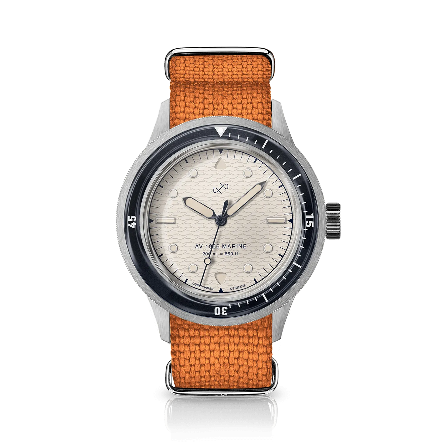 1956 Marine, Steel / Navy & Off White