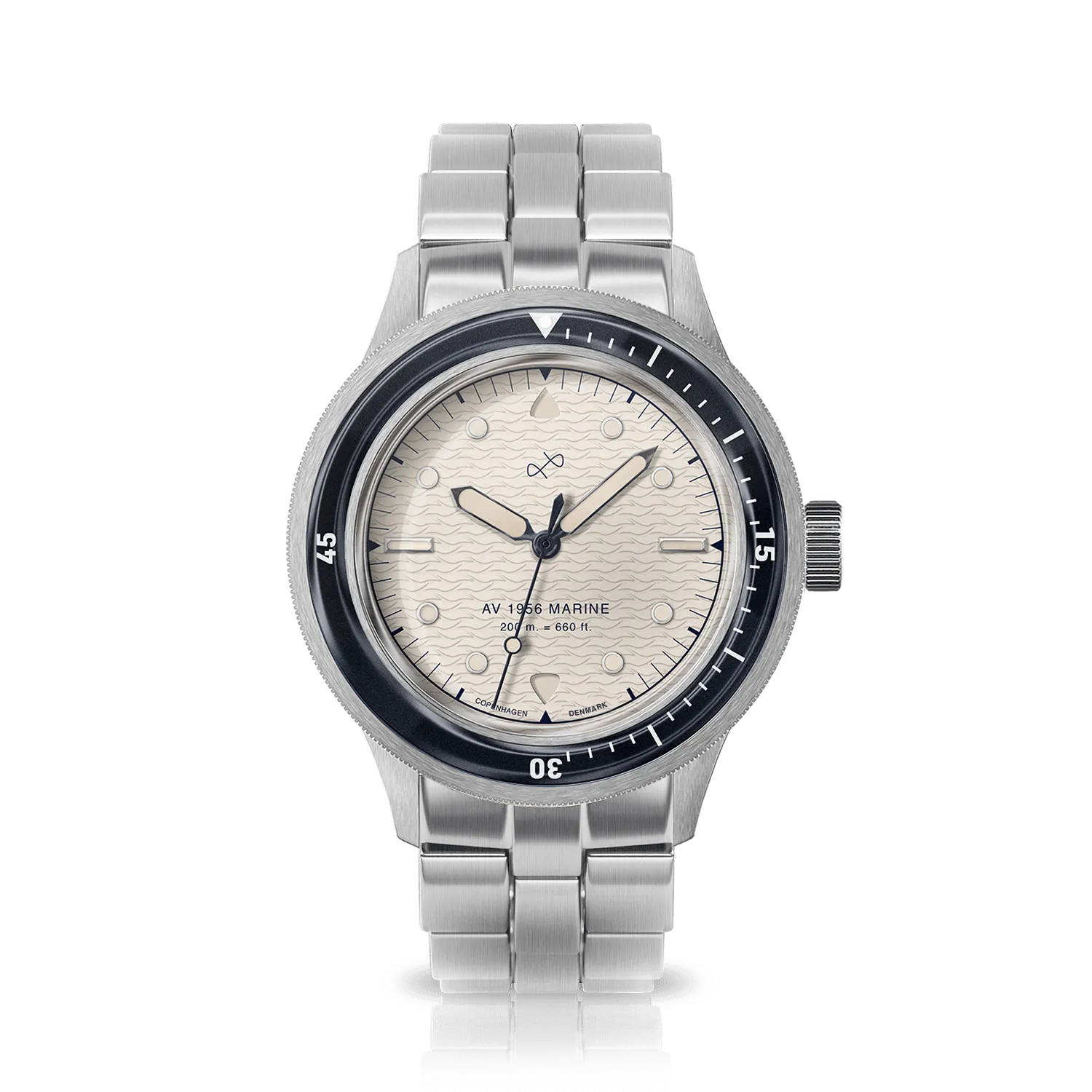 1956 Marine, Steel / Navy & Off White