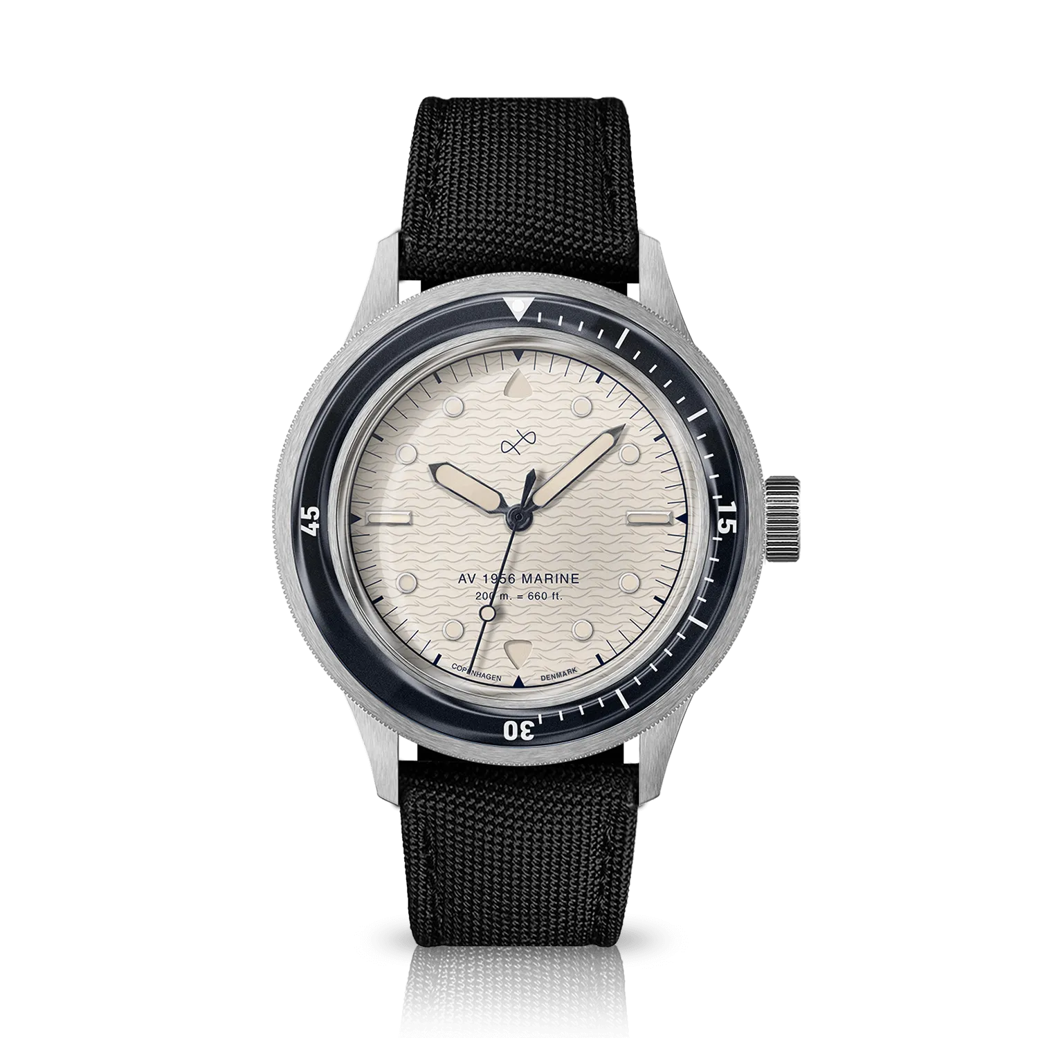 1956 Marine, Steel / Navy & Off White