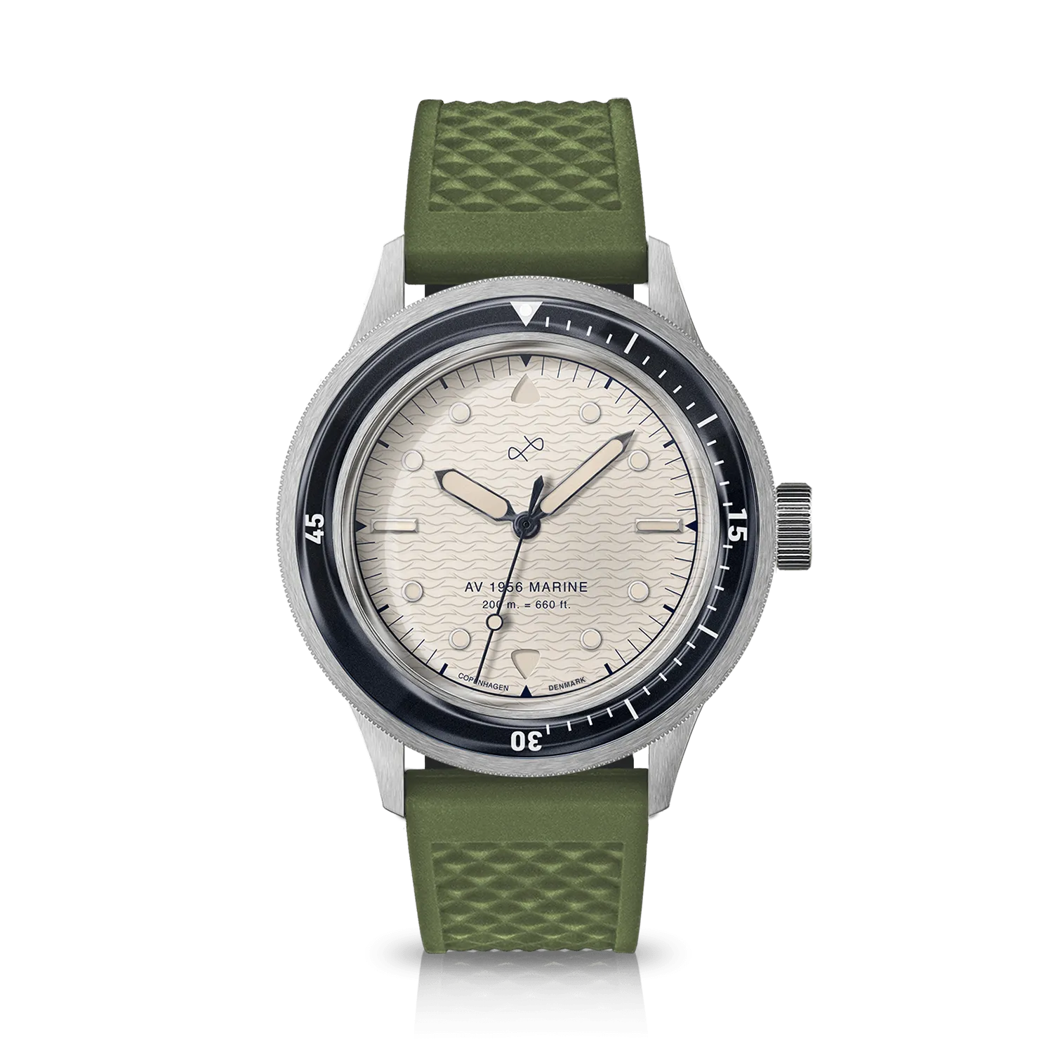 1956 Marine, Steel / Navy & Off White