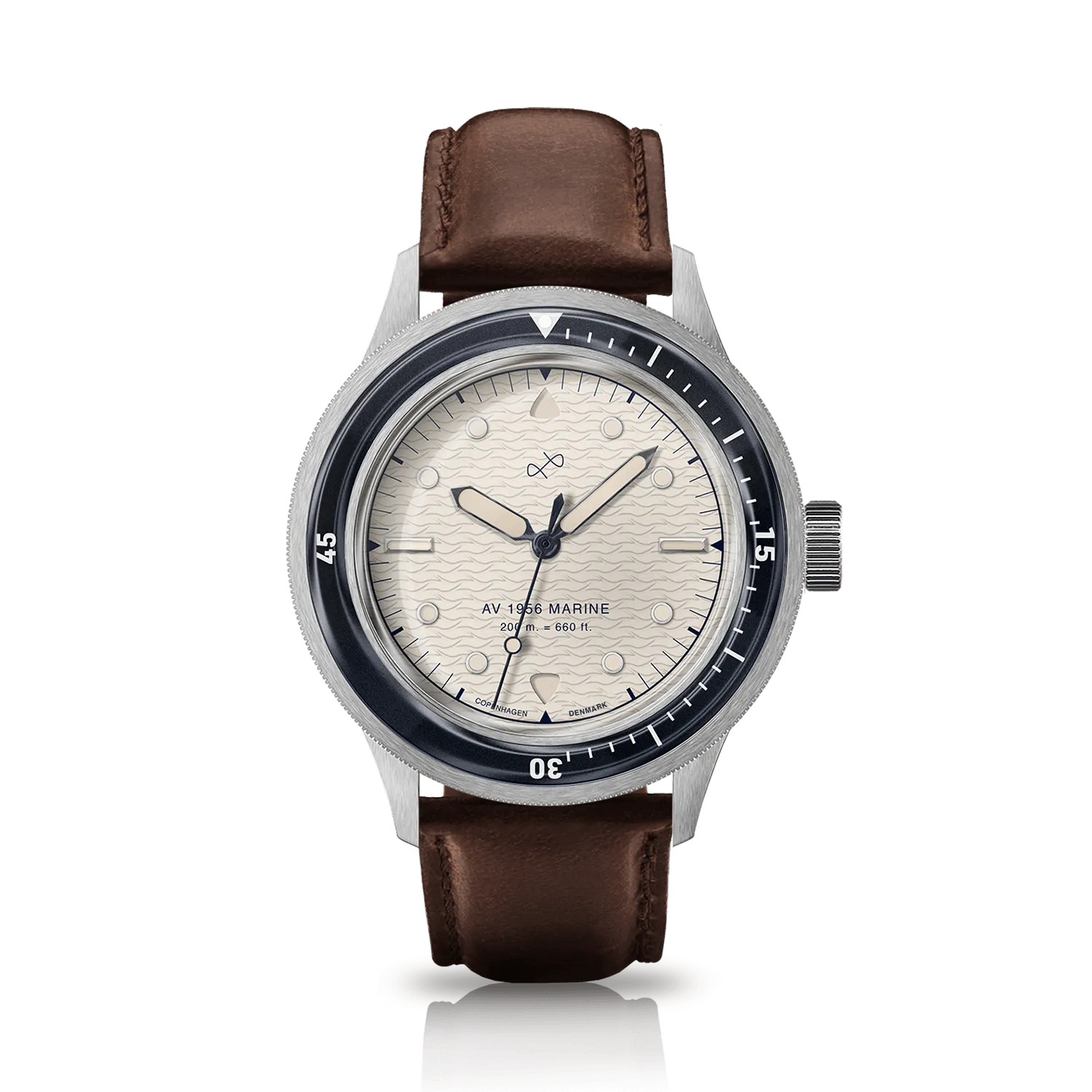 1956 Marine, Steel / Navy & Off White