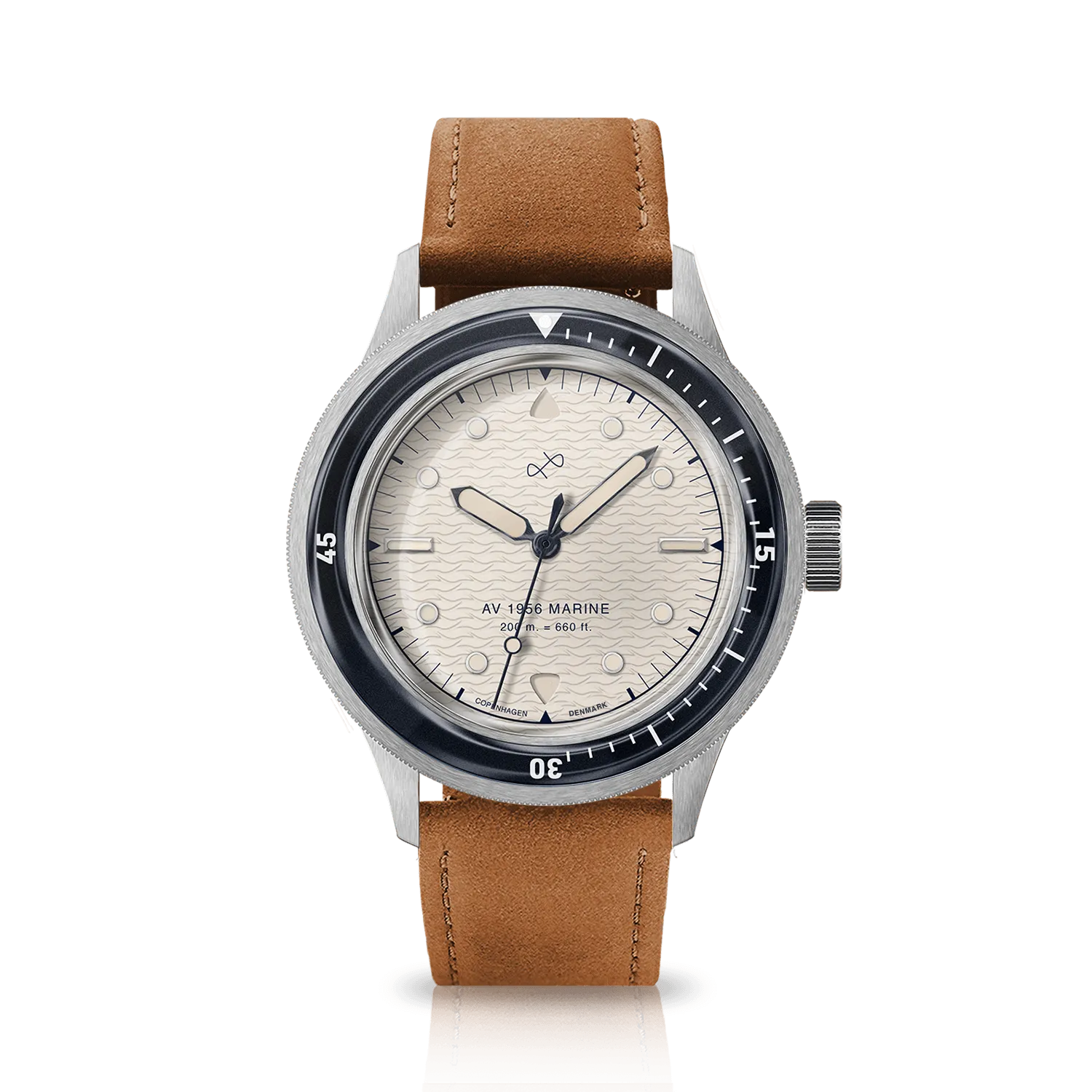 1956 Marine, Steel / Navy & Off White