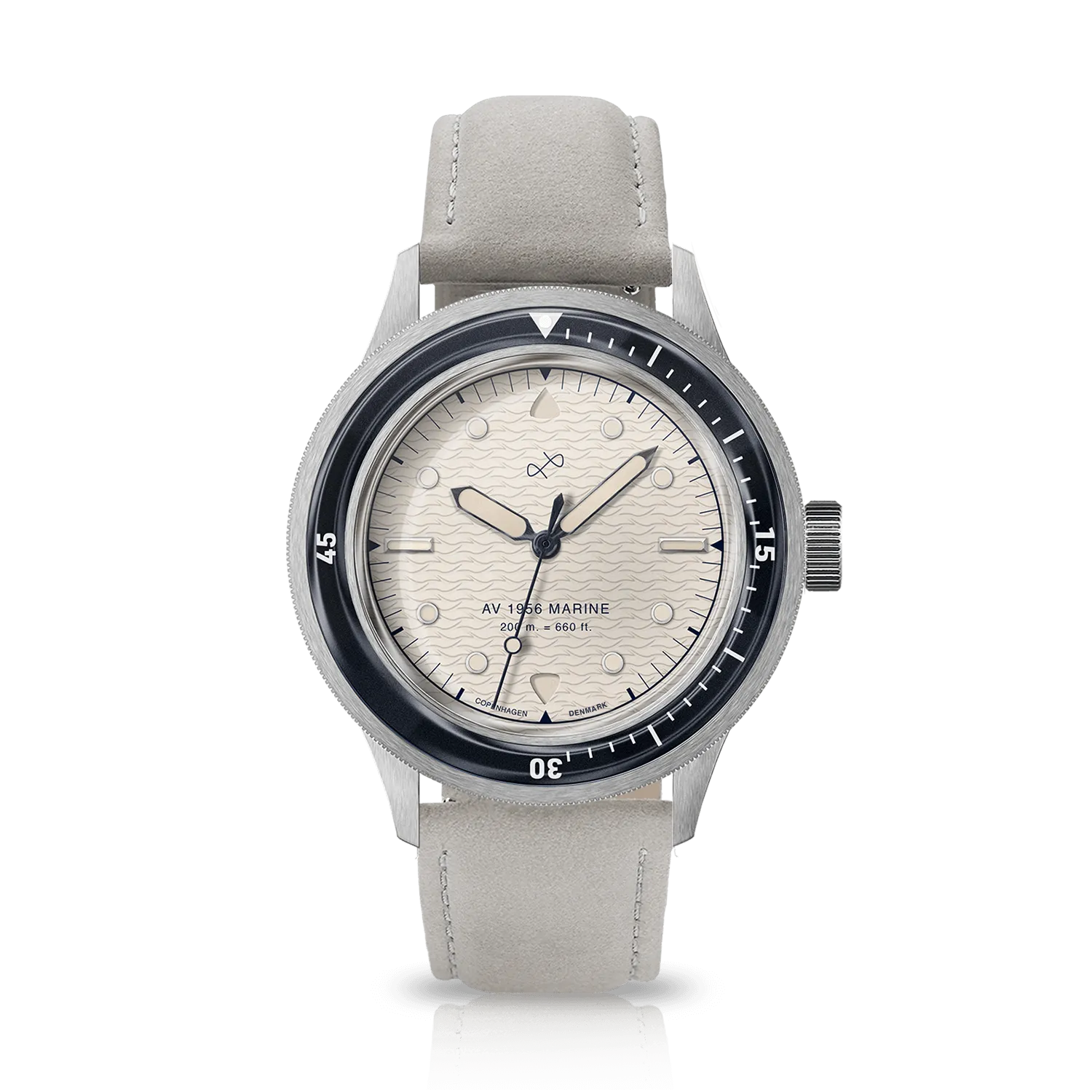 1956 Marine, Steel / Navy & Off White