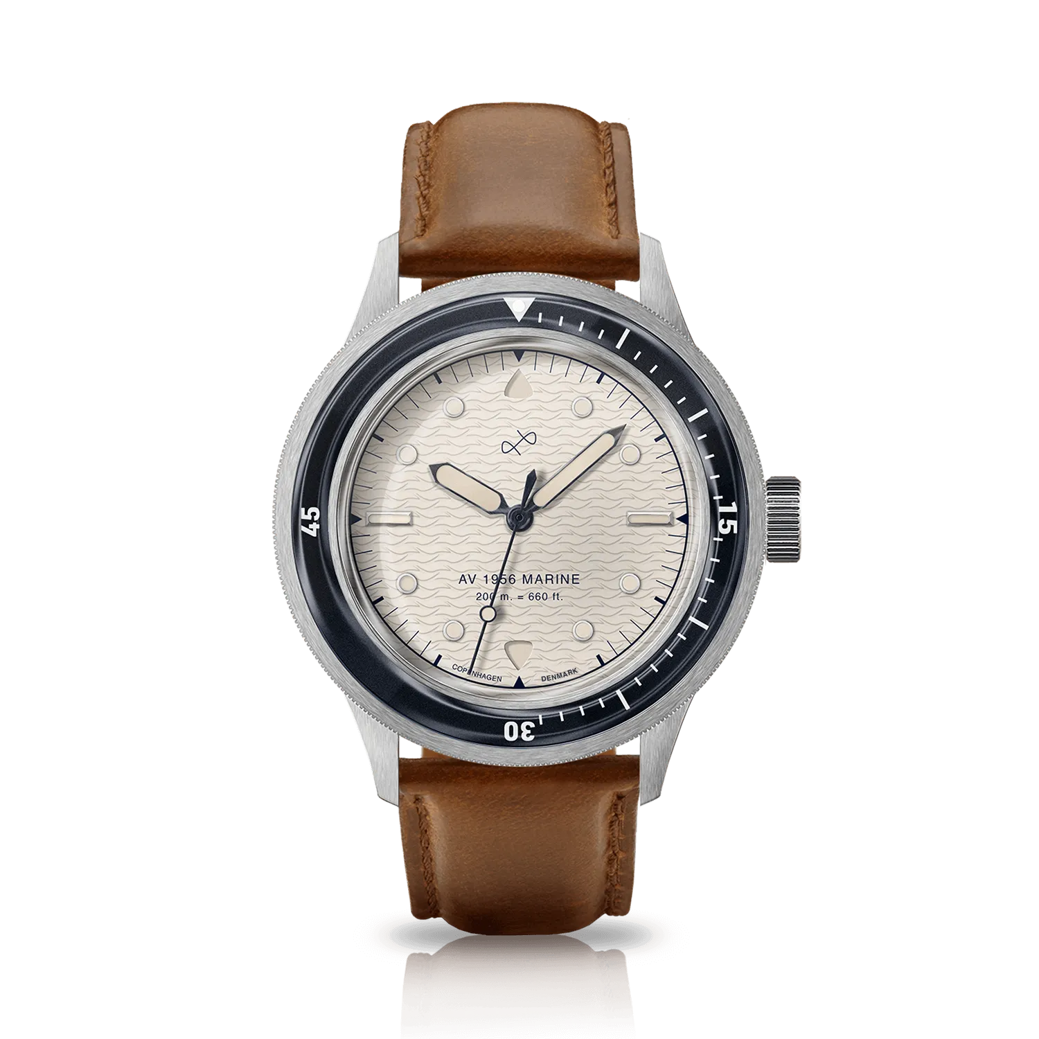 1956 Marine, Steel / Navy & Off White