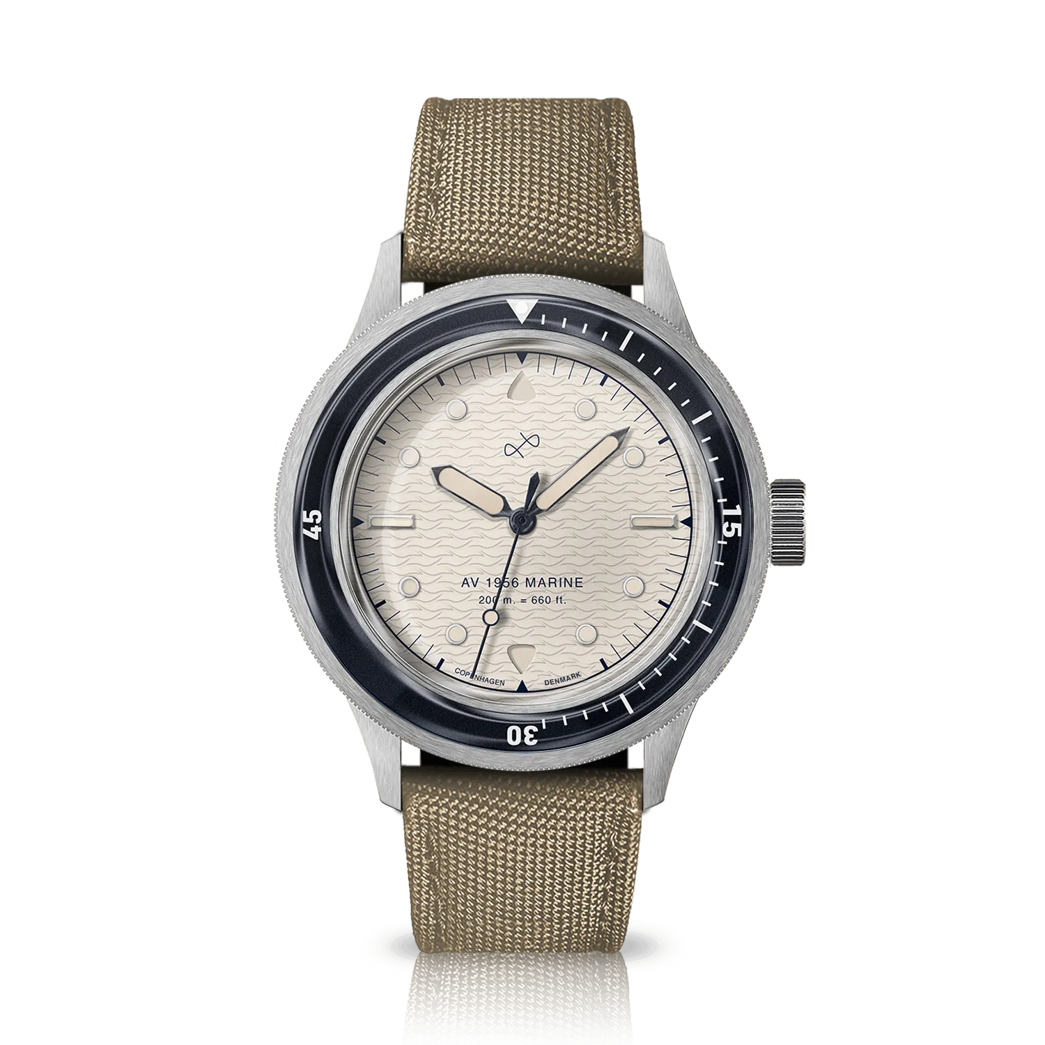 1956 Marine, Steel / Navy & Off White