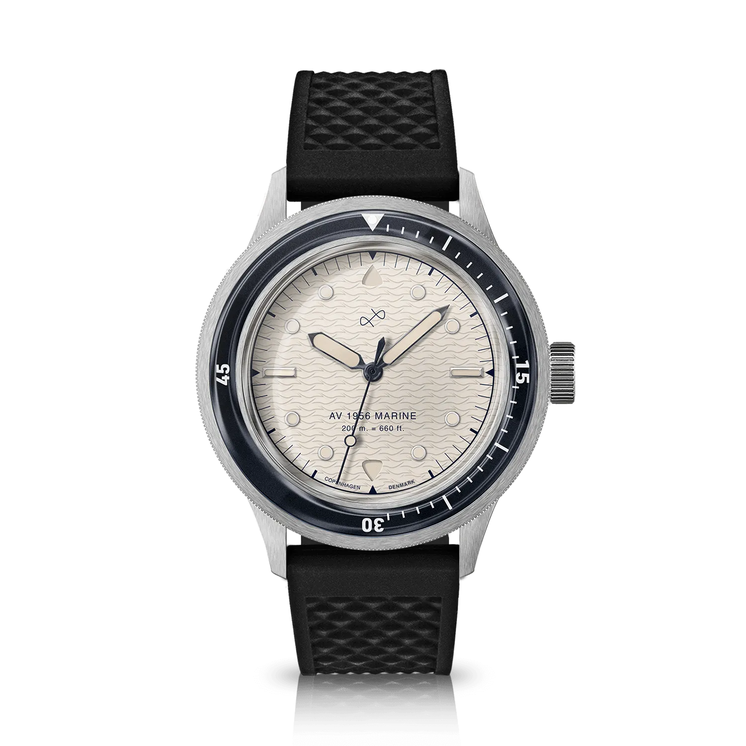 1956 Marine, Steel / Navy & Off White