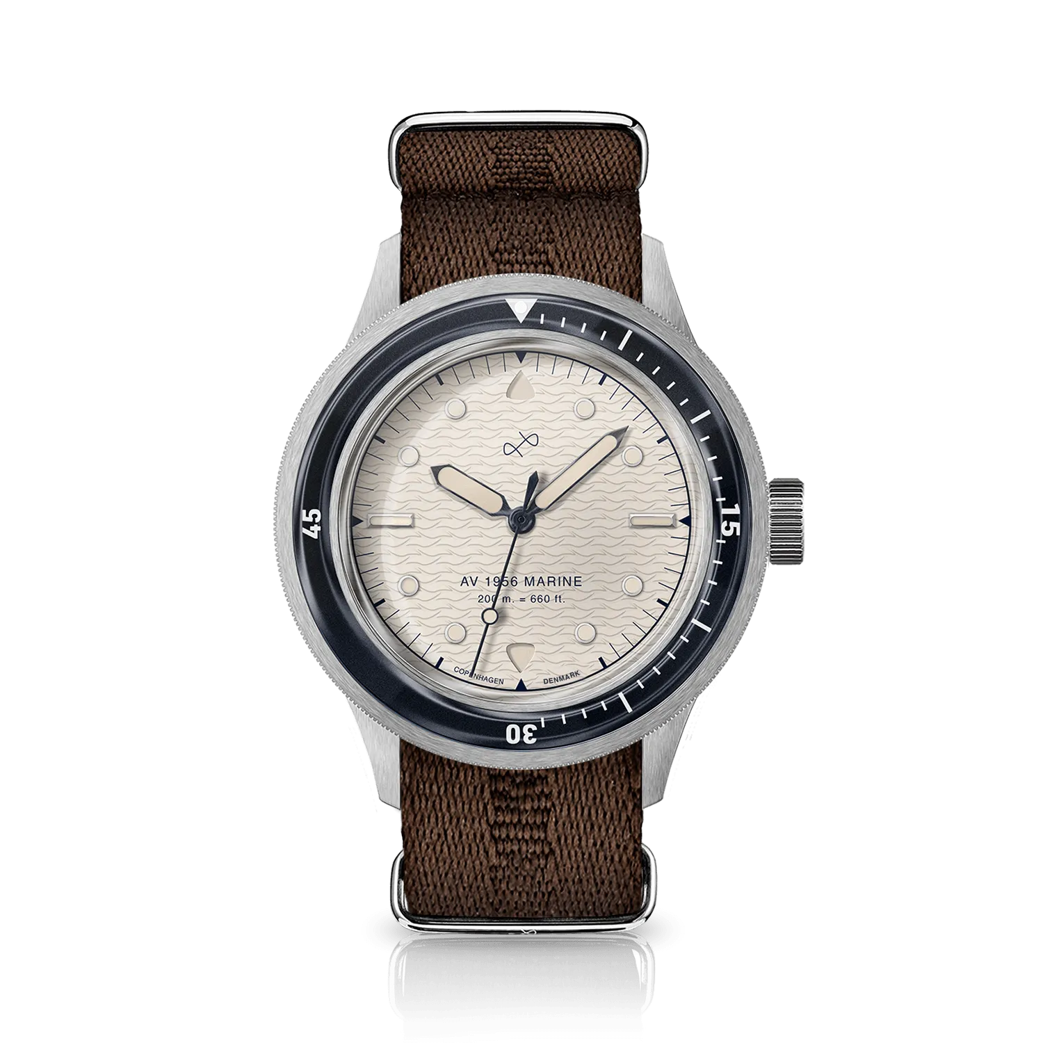 1956 Marine, Steel / Navy & Off White