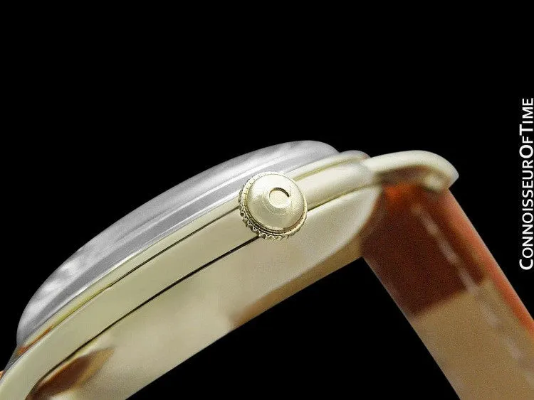 1956 Omega Vintage Mens Classic Mid Century Dress Watch, Automatic - 14K Gold Filled