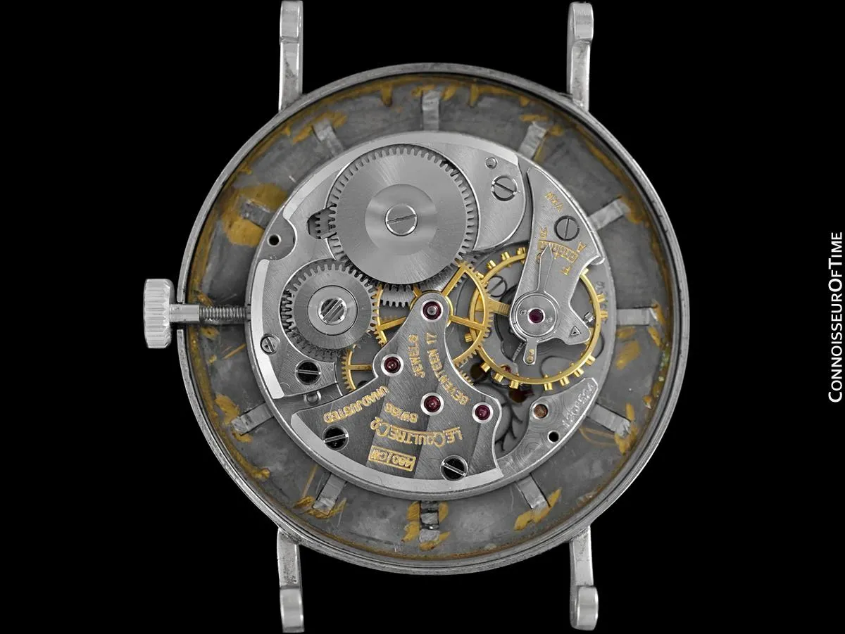 1957 Jaeger-LeCoultre / Vacheron & Constantin Vintage Galaxy Mystery Dial - 14K White Gold & Diamonds