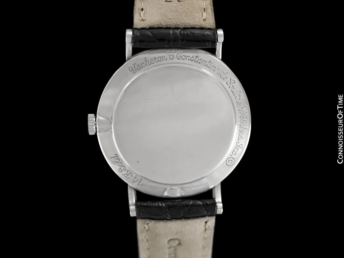 1957 Jaeger-LeCoultre / Vacheron & Constantin Vintage Galaxy Mystery Dial - 14K White Gold & Diamonds