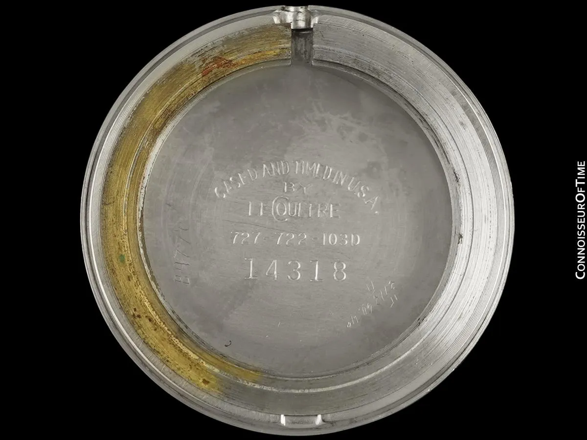 1957 Jaeger-LeCoultre / Vacheron & Constantin Vintage Galaxy Mystery Dial - 14K White Gold & Diamonds