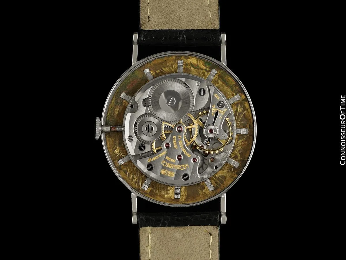 1957 Jaeger-LeCoultre / Vacheron & Constantin Vintage Galaxy Mystery Dial - 14K White Gold & Diamonds