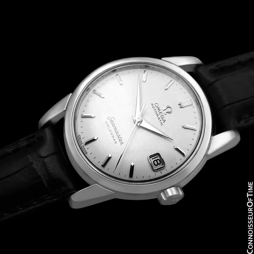 1957 Omega Seamaster Calendar Vintage Mens Cal. 503 Automatic Watch - Stainless Steel