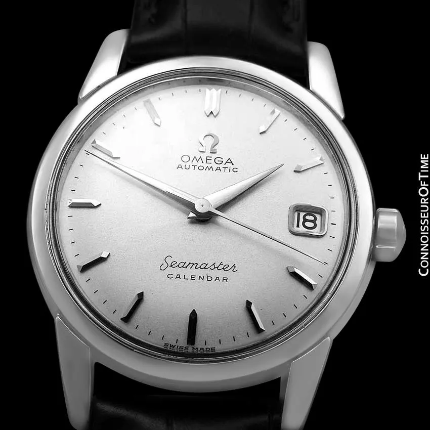 1957 Omega Seamaster Calendar Vintage Mens Cal. 503 Automatic Watch - Stainless Steel