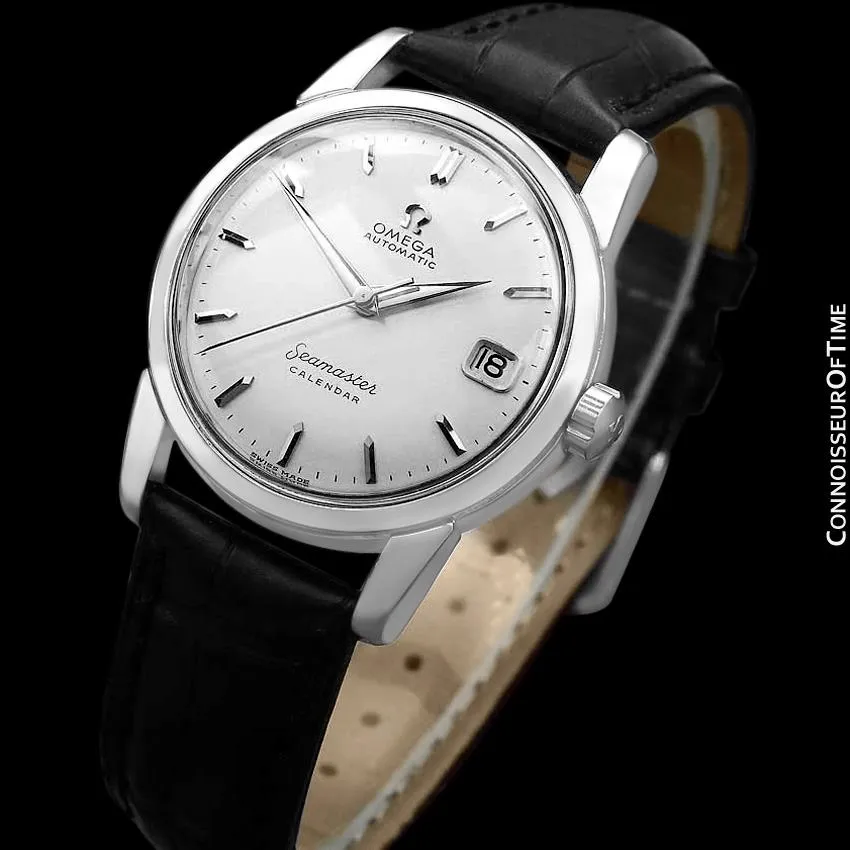 1957 Omega Seamaster Calendar Vintage Mens Cal. 503 Automatic Watch - Stainless Steel