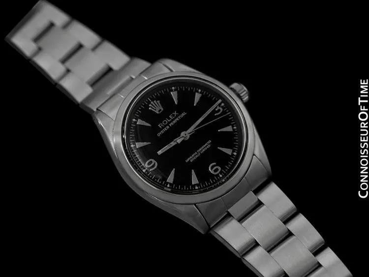 1957 Rolex Oyster Perpetual Vintage Mens Watch - Stainless Steel