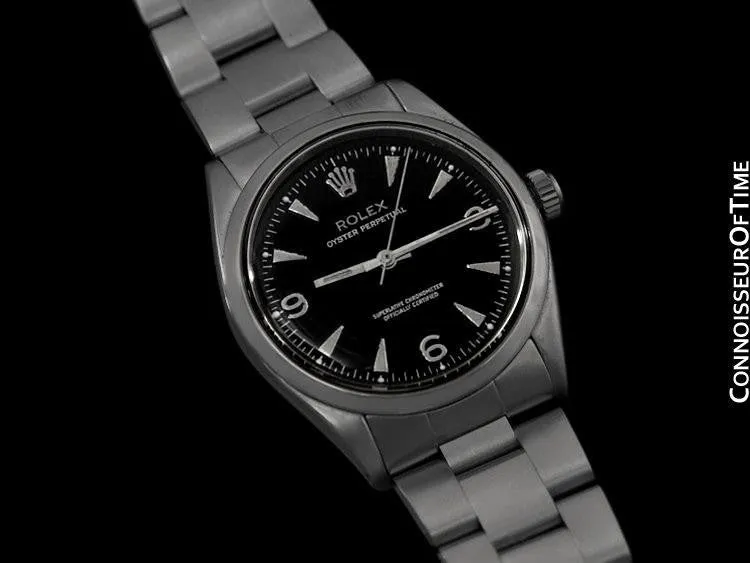 1957 Rolex Oyster Perpetual Vintage Mens Watch - Stainless Steel