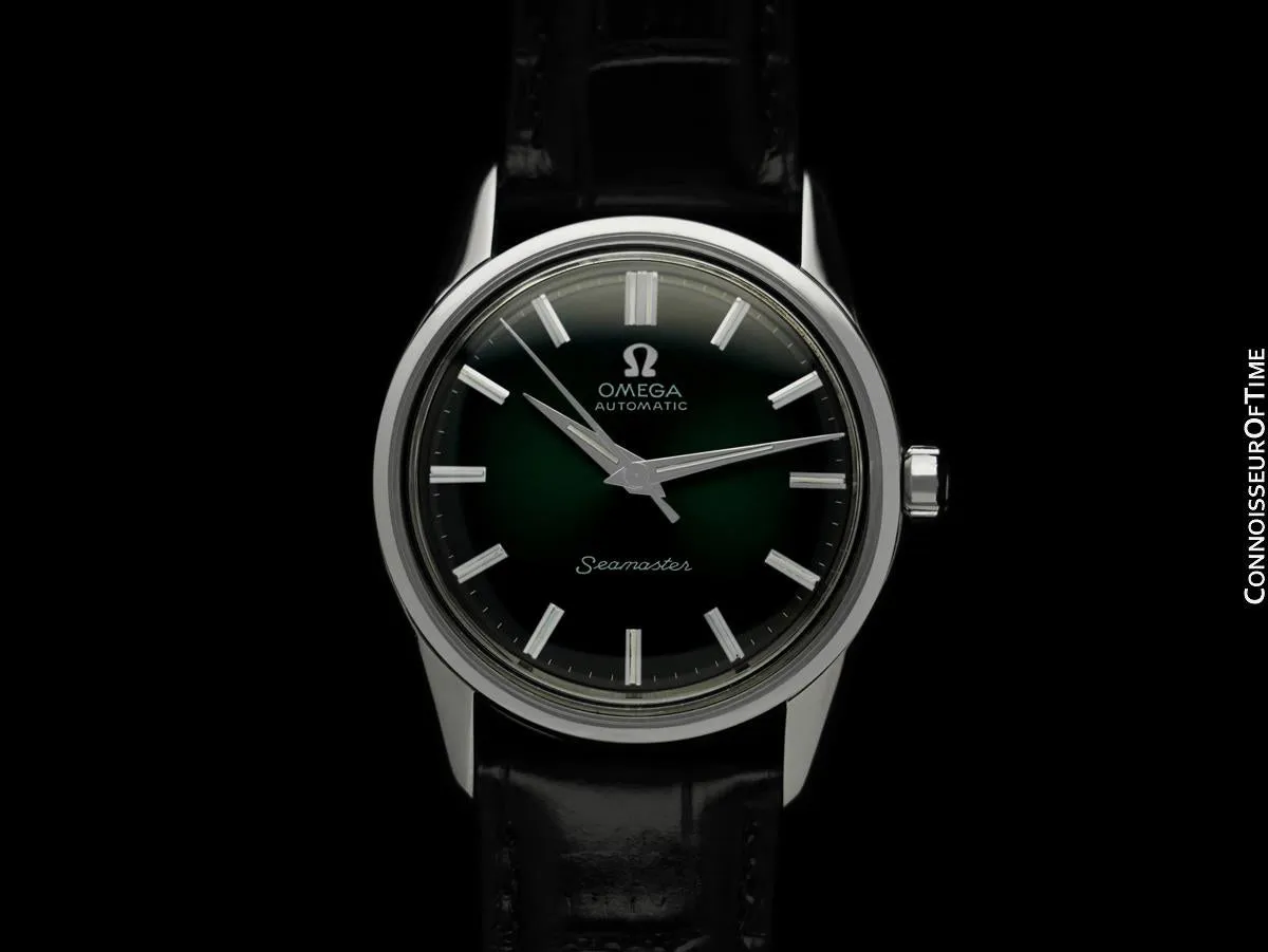 1958 Omega Seamaster Mens Vintage Watch with 501 Movement, Automatic, Date - Stainless Steel