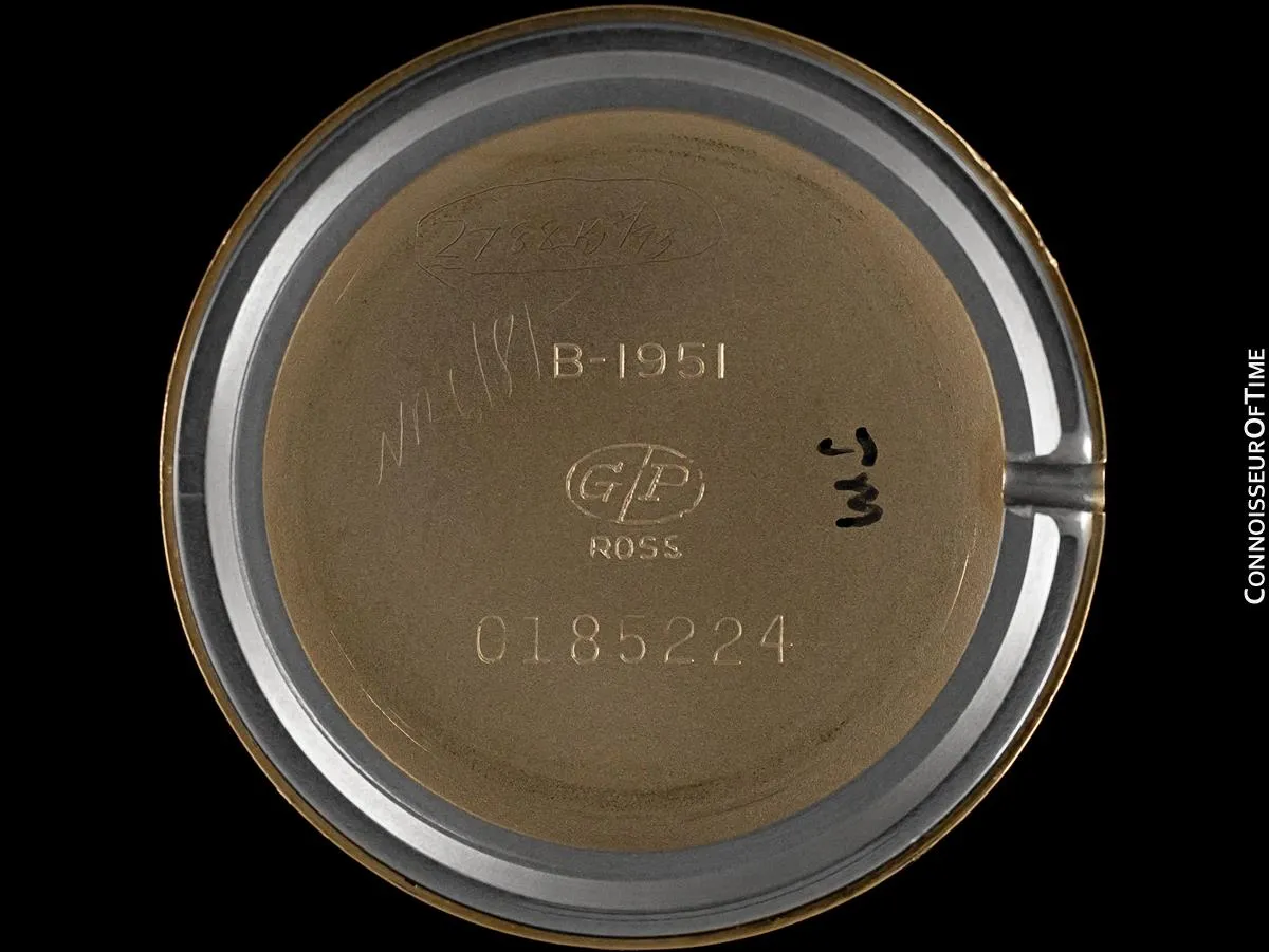 1961 Girard Perregaux Vintage Mens Midsize Modernist Watch - 14K Gold