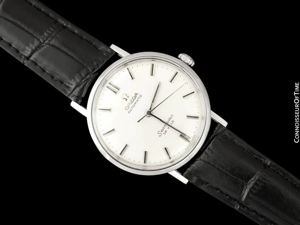 1961 Omega Seamaster De Ville Vintage Mens Automatic Watch - Stainless Steel