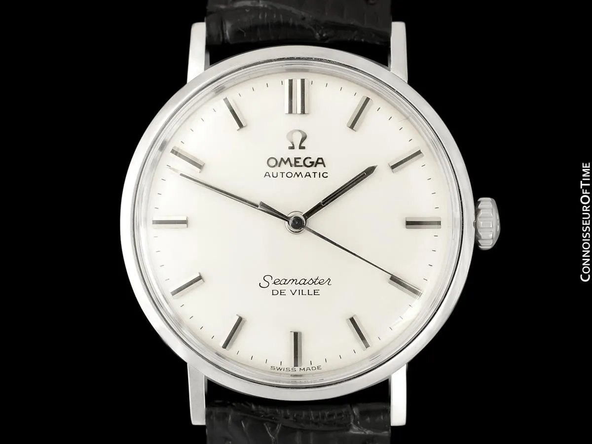 1961 Omega Seamaster De Ville Vintage Mens Automatic Watch - Stainless Steel