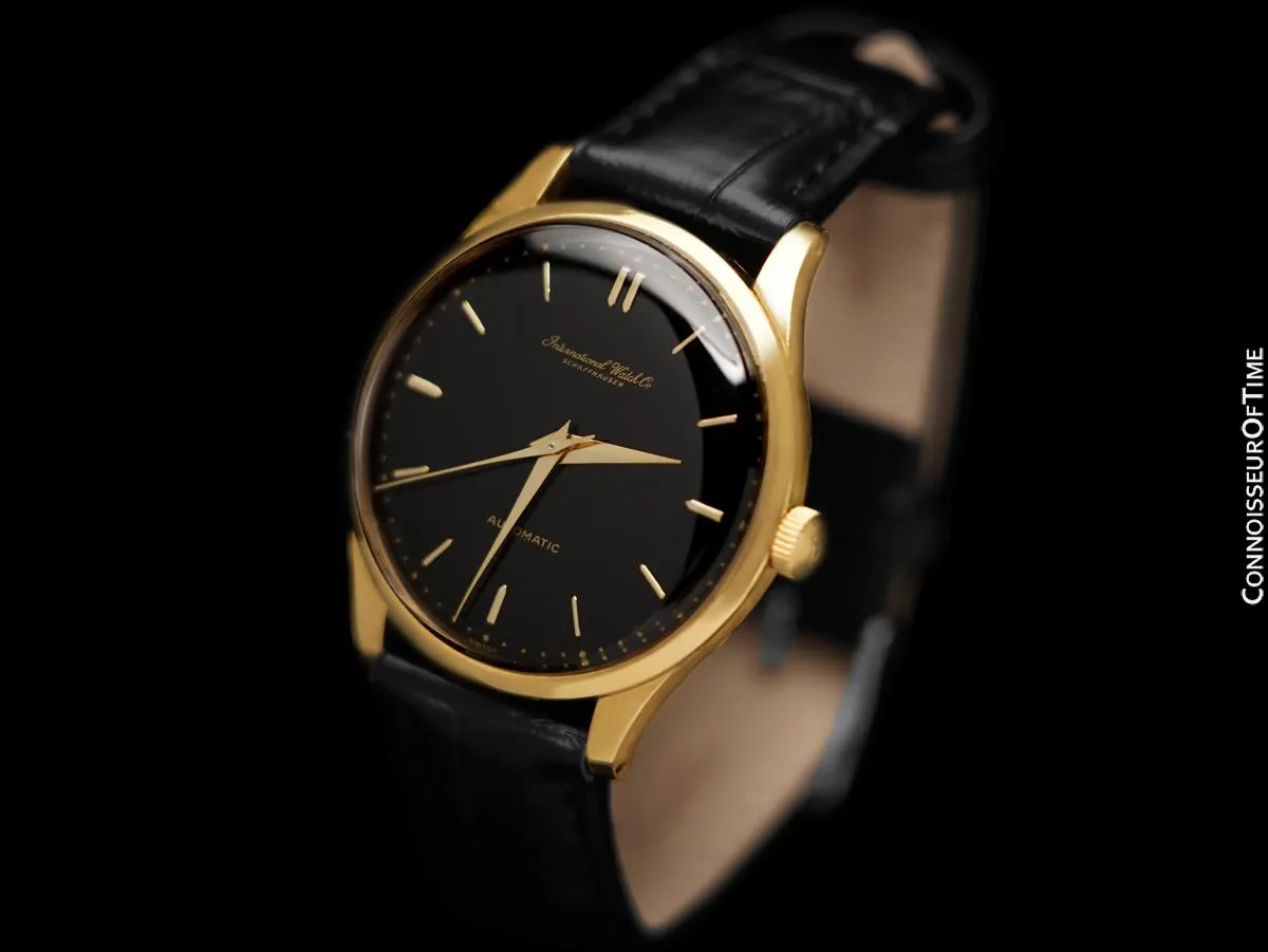 1963 IWC Vintage Mens Watch, Cal. 853 Automatic - 18K Gold Plated