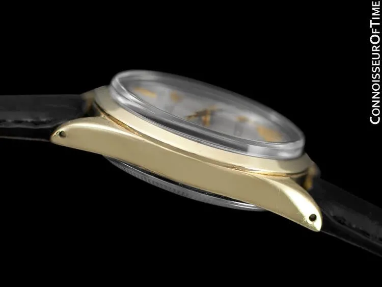 1964 Rolex Oyster Perpetual Vintage Mens Watch - 14K Gold & Stainless Steel