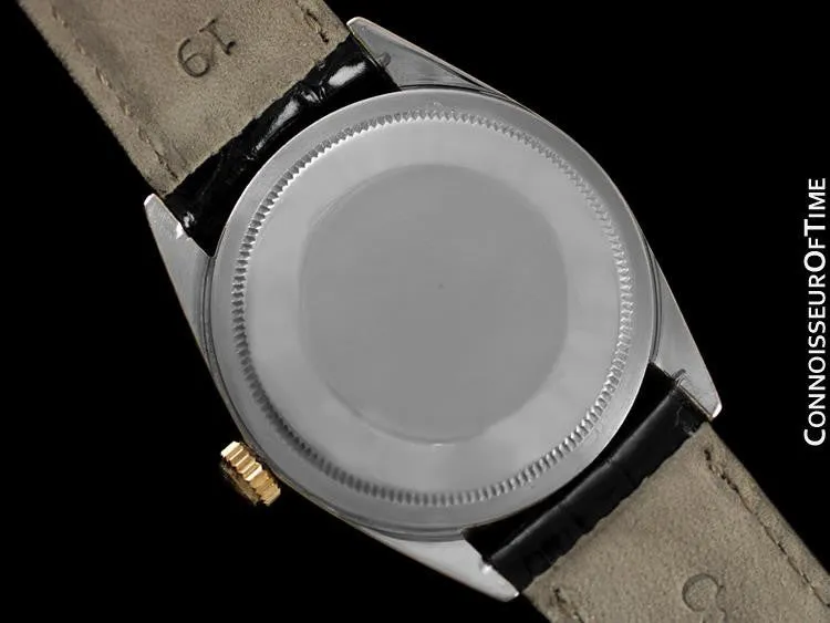 1964 Rolex Oyster Perpetual Vintage Mens Watch - 14K Gold & Stainless Steel