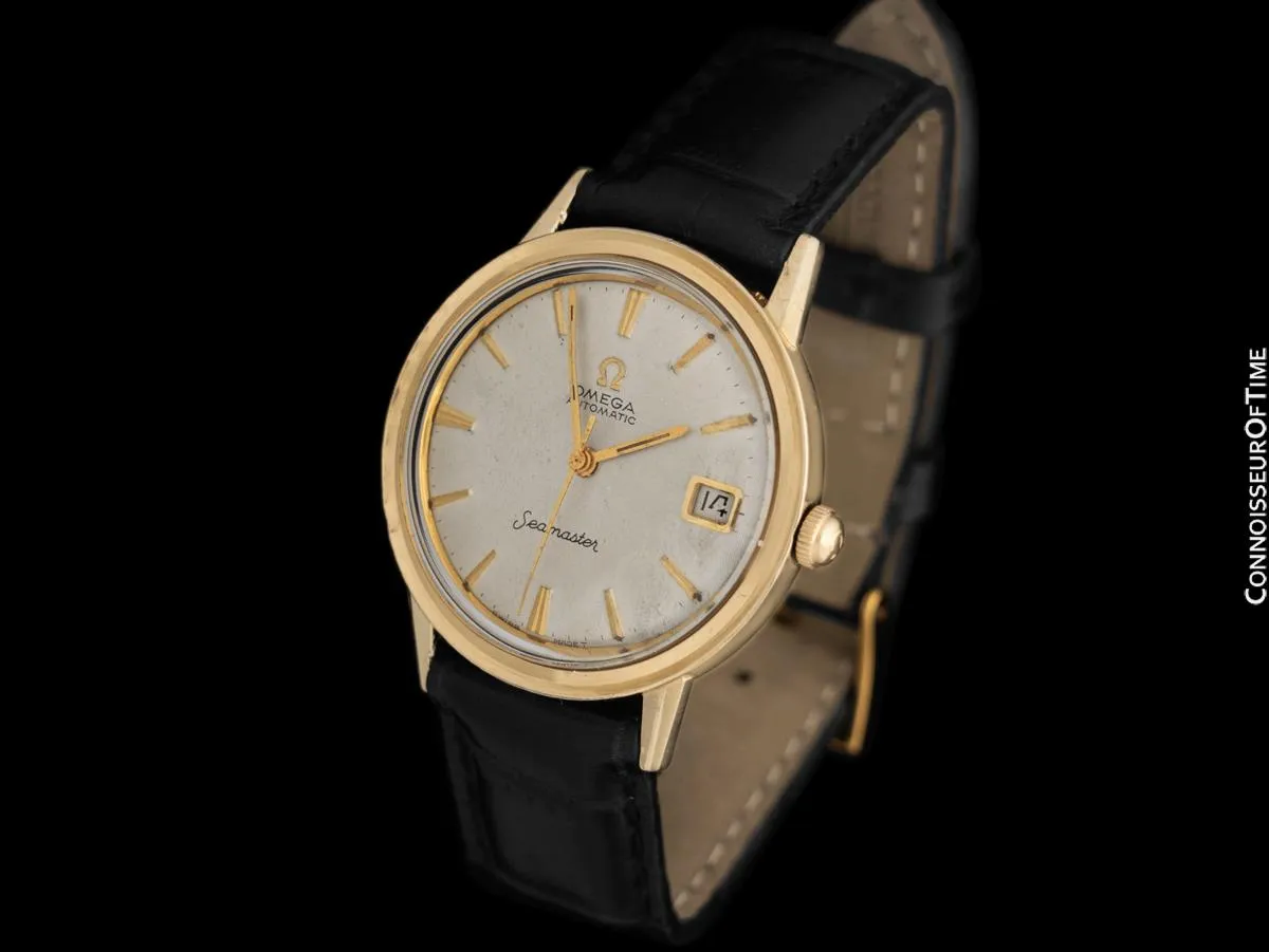 1965 Omega Seamaster Cal. 560 Vintage Mens 14K Gold Filled Watch - Only Approx. 3000 Made