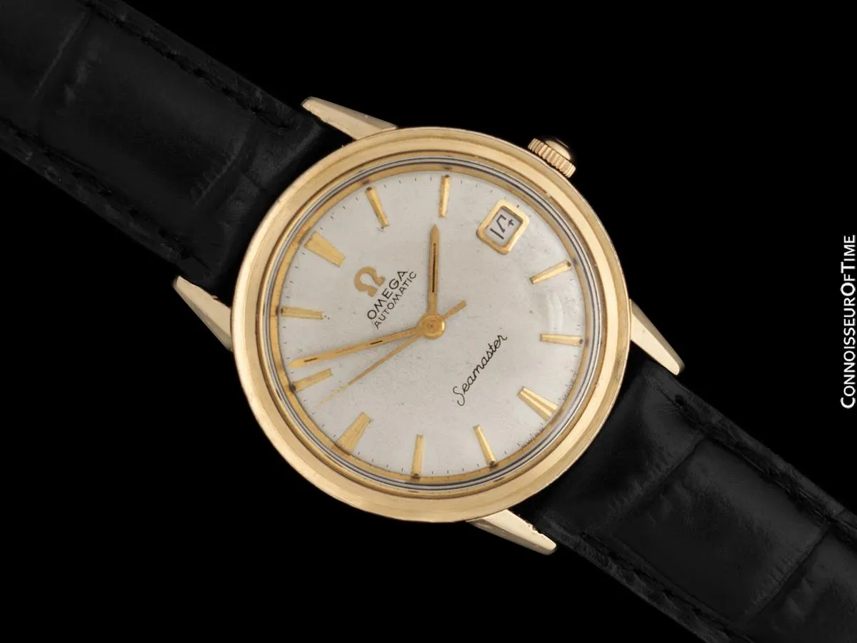 1965 Omega Seamaster Cal. 560 Vintage Mens 14K Gold Filled Watch - Only Approx. 3000 Made