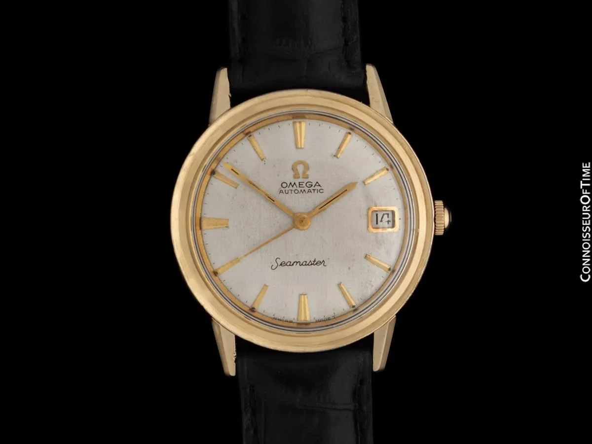 1965 Omega Seamaster Cal. 560 Vintage Mens 14K Gold Filled Watch - Only Approx. 3000 Made