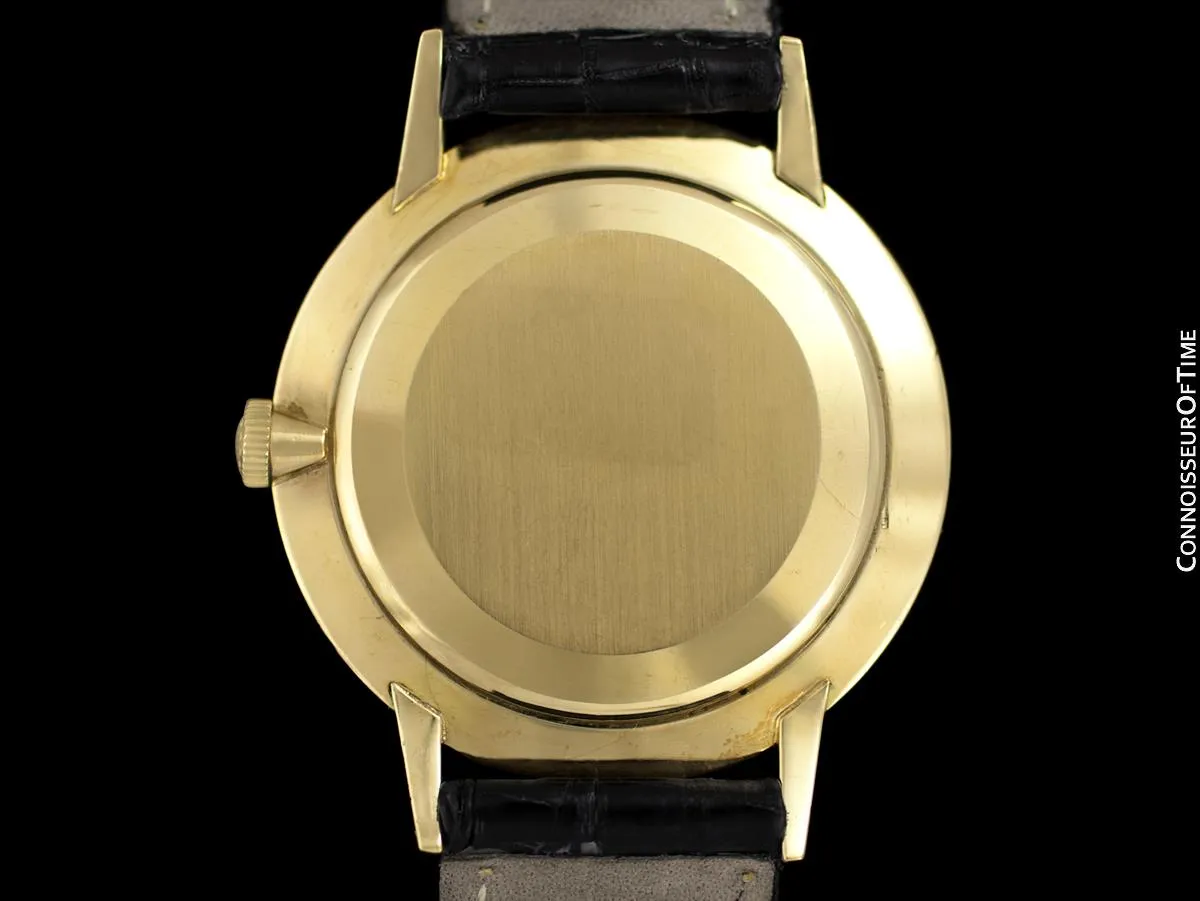 1965 Patek Philippe Vintage Mens Handwound Dress Watch Ref. 3468 - 18K Gold with Papers