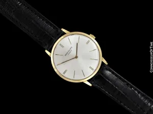 1965 Patek Philippe Vintage Mens Handwound Dress Watch Ref. 3468 - 18K Gold with Papers